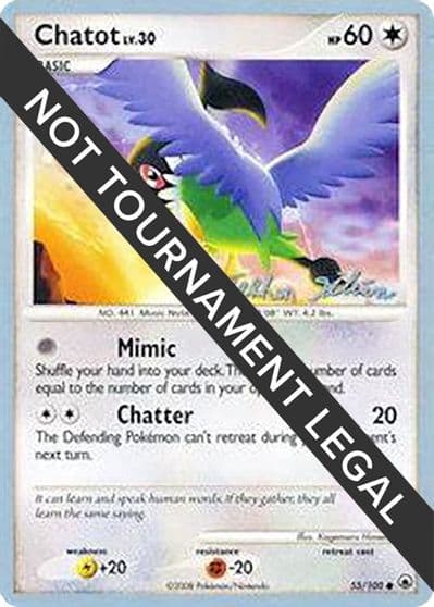 Chatot - 2009 (Stephen Silvestro) World Championship Decks Pokemon card