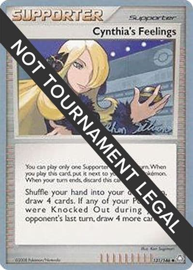 Cynthia's Feelings - 2009 (Stephen Silvestro) World Championship Decks Pokemon card