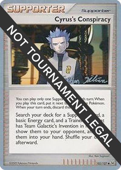 Cyrus's Conspiracy - 2009 (Stephen Silvestro) World Championship Decks Pokemon card