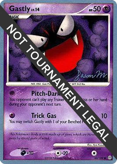 Gastly - 2009 (Jason Martinez) World Championship Decks Pokemon card