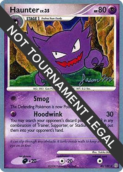 Haunter - 2009 (Jason Martinez) World Championship Decks Pokemon card