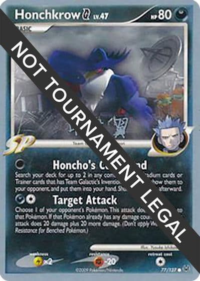 Honchkrow G - 2009 (Tsubasa Nakamura) World Championship Decks Pokemon card