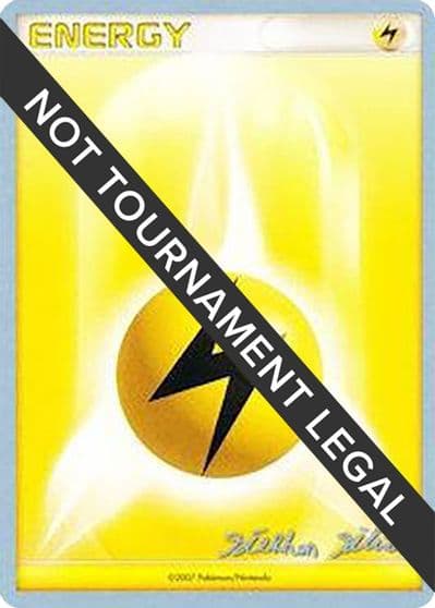 Lightning Energy - 2009 (Stephen Silvestro) World Championship Decks Pokemon card