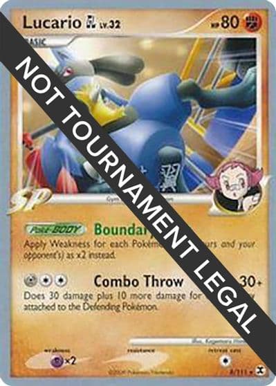 Lucario GL - 2009 (Tsubasa Nakamura) World Championship Decks Pokemon card