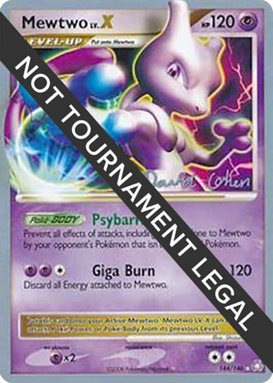 Mewtwo LV.X - 2009 (David Cohen) World Championship Decks Pokemon card