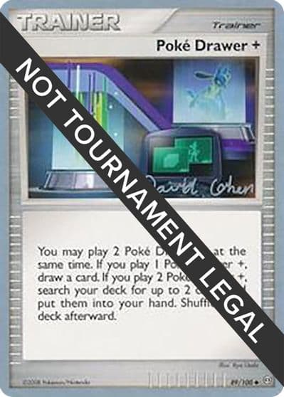 Poke Drawer + - 2009 (David Cohen) World Championship Decks Pokemon card