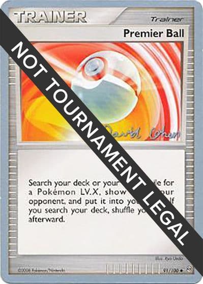 Premier Ball - 2009 (David Cohen) World Championship Decks Pokemon card