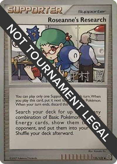 Roseanne's Research - 2009 (Tsubasa Nakamura) World Championship Decks Pokemon card