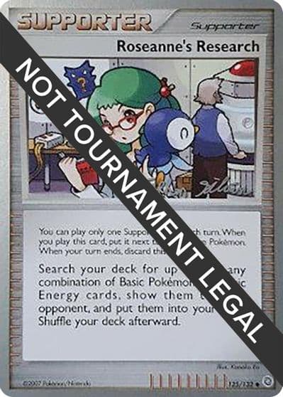 Roseanne's Research - 2009 (Stephen Silvestro) World Championship Decks Pokemon card