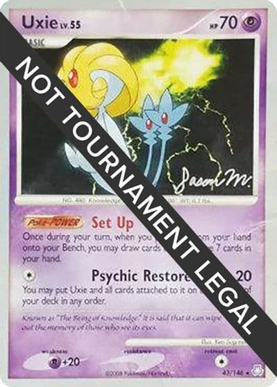 Uxie - 2009 (Jason Martinez) World Championship Decks Pokemon card