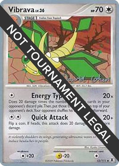 Vibrava - 2009 (David Cohen) World Championship Decks Pokemon card