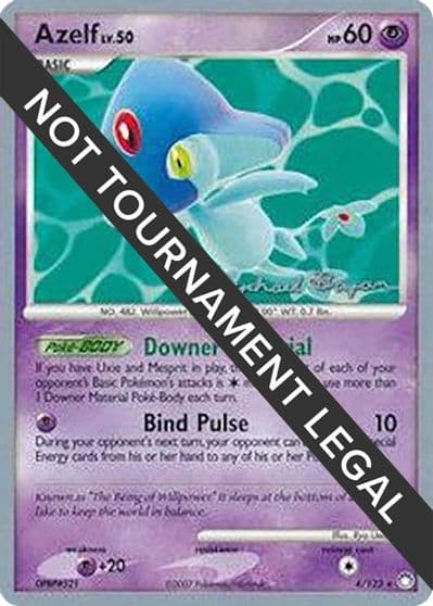 Azelf (4) - 2010 (Mychael Bryan) World Championship Decks Pokemon card