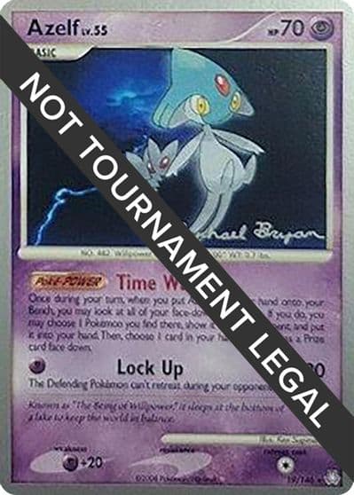 Azelf (19) - 2010 (Mychael Bryan) World Championship Decks Pokemon card