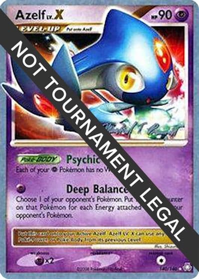 Azelf LV.X - 2010 (Michael Pramawat) World Championship Decks Pokemon card