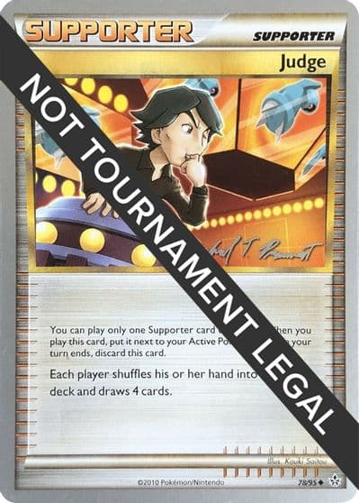Judge - 2010 (Michael Pramawat) World Championship Decks Pokemon card