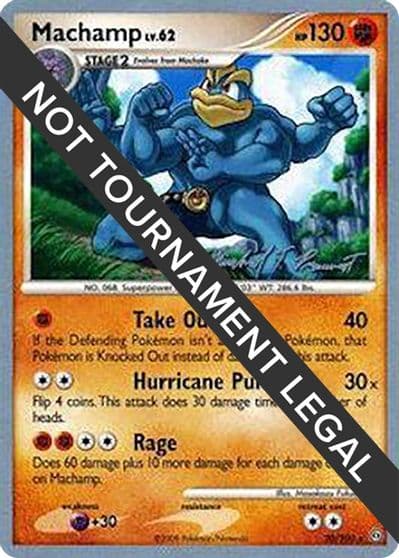 Machamp - 2010 (Michael Pramawat) World Championship Decks Pokemon card