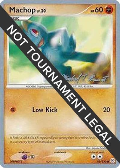 Machop - 2010 (Michael Pramawat) World Championship Decks Pokemon card