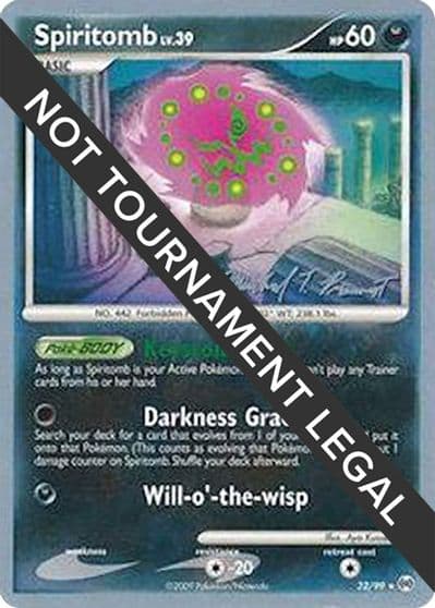 Spiritomb - 2010 (Michael Pramawat) World Championship Decks Pokemon card