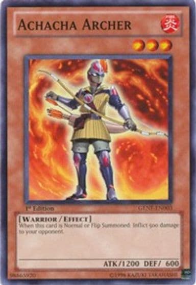 Achacha Archer Generation Force Yu-Gi-Oh! card