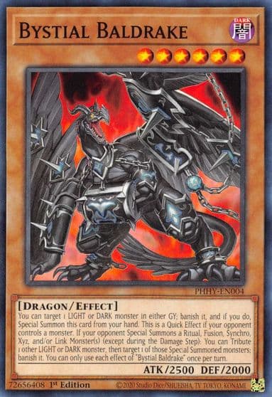 Bystial Baldrake Photon Hypernova Yu-Gi-Oh! card