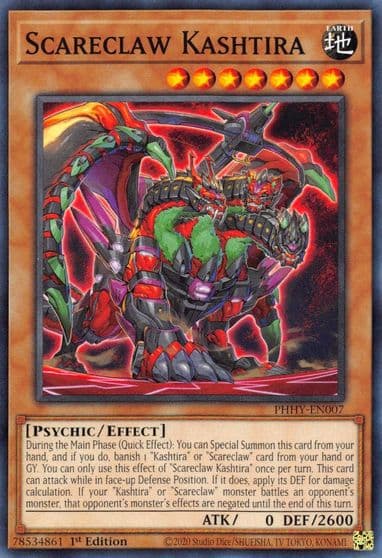 Scareclaw Kashtira Photon Hypernova Yu-Gi-Oh! card