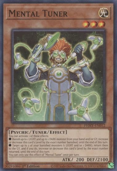 Mental Tuner Photon Hypernova Yu-Gi-Oh! card