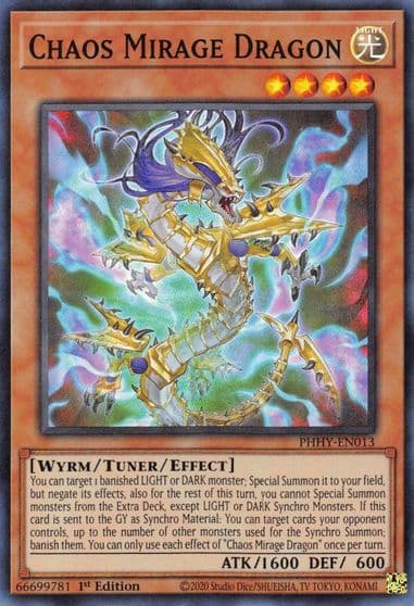 Chaos Mirage Dragon Photon Hypernova Yu-Gi-Oh! card