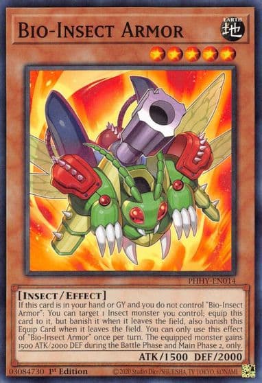 Bio Insect Armor Photon Hypernova Yu-Gi-Oh! card