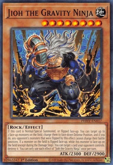 Jioh the Gravity Ninja Photon Hypernova Yu-Gi-Oh! card
