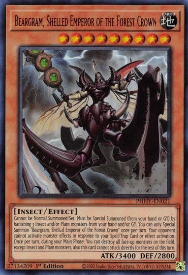Beargram Shelled Emperor of the Forest Crown Photon Hypernova Yu-Gi-Oh! card