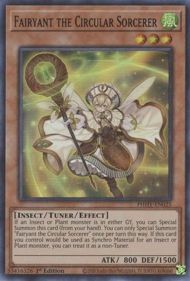 Fairyant the Circular Sorcerer Photon Hypernova Yu-Gi-Oh! card