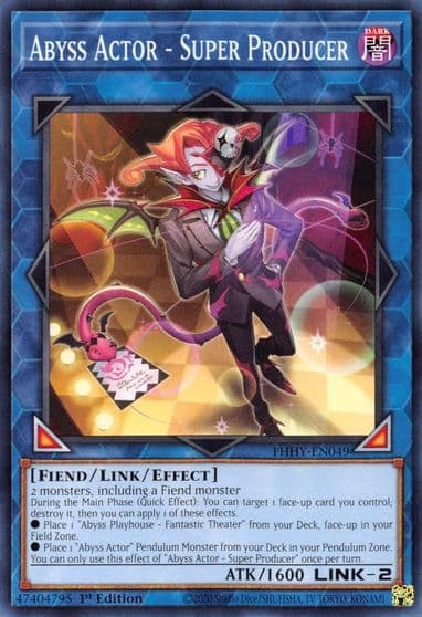 Abyss Actor Super Producer Photon Hypernova Yu-Gi-Oh! card