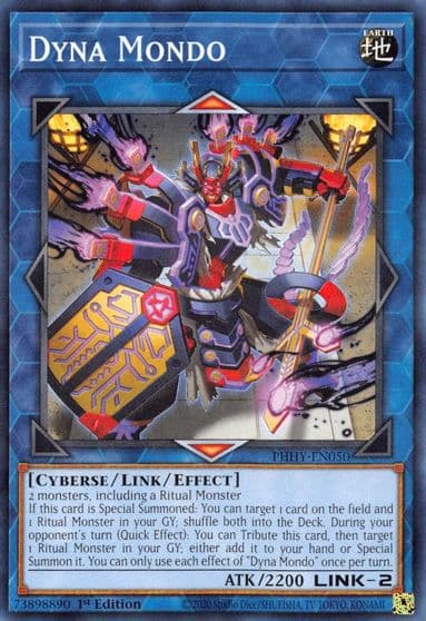 Dyna Mondo Photon Hypernova Yu-Gi-Oh! card
