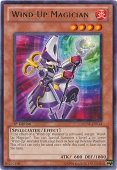 Wind Up Magician Generation Force Yu-Gi-Oh! card