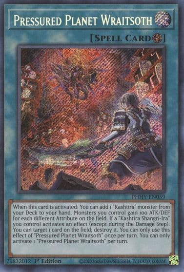Pressured Planet Wraitsoth Photon Hypernova Yu-Gi-Oh! card