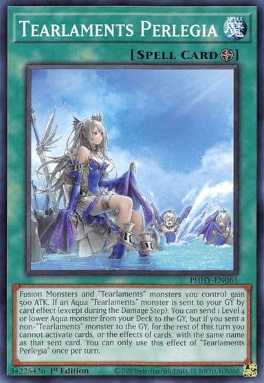 Tearlaments Perlegia Photon Hypernova Yu-Gi-Oh! card
