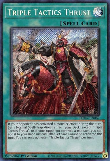 Triple Tactics Thrust Photon Hypernova Yu-Gi-Oh! card