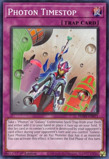Photon Timestop Photon Hypernova Yu-Gi-Oh! card