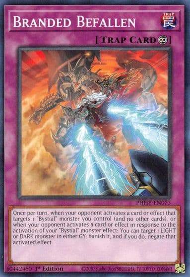 Branded Befallen Photon Hypernova Yu-Gi-Oh! card