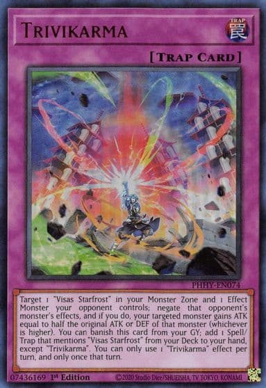 Trivikarma Photon Hypernova Yu-Gi-Oh! card