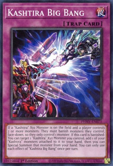 Kashtira Big Bang Photon Hypernova Yu-Gi-Oh! card
