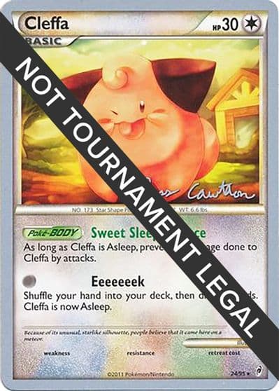 Cleffa - 2011 (Ross Cawthon) World Championship Decks Pokemon card