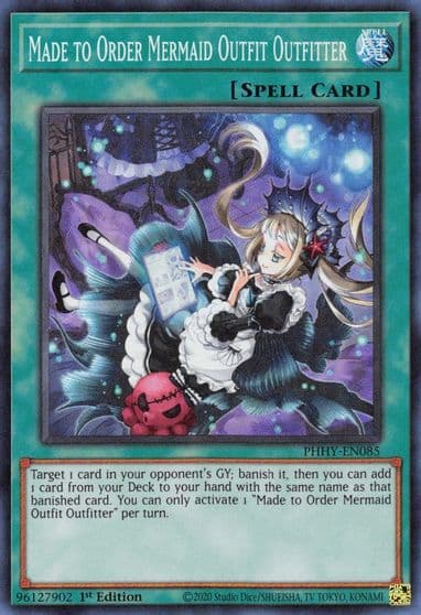 Made to Order Mermaid Outfit Outfitter Photon Hypernova Yu-Gi-Oh! card