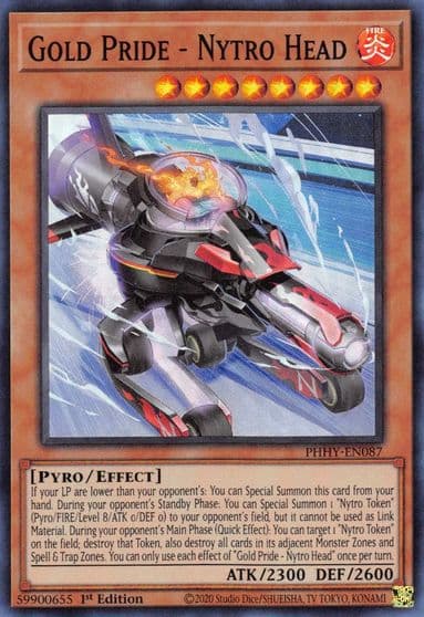 Gold Pride Nytro Head Photon Hypernova Yu-Gi-Oh! card