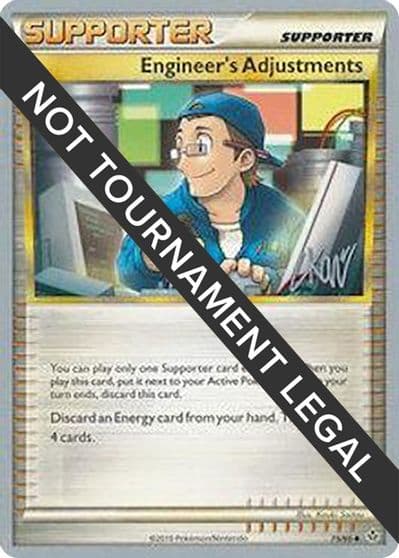 Engineer's Adjustments - 2011 (Christopher Kan) World Championship Decks Pokemon card
