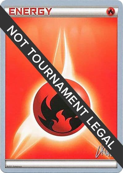 Fire Energy - 2011 (Christopher Kan) World Championship Decks Pokemon card