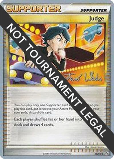 Judge - 2011 (Gustavo Wada) World Championship Decks Pokemon card