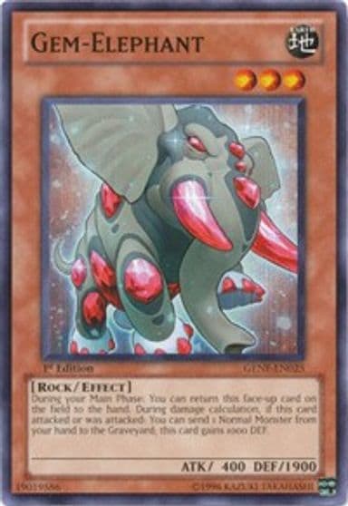 Gem Elephant Generation Force Yu-Gi-Oh! card