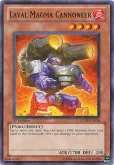 Laval Magma Cannoneer Generation Force Yu-Gi-Oh! card