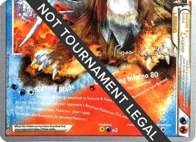 Suicune & Entei Legend LEGEND (95) - 2011 (Ross Cawthon) World Championship Decks Pokemon card